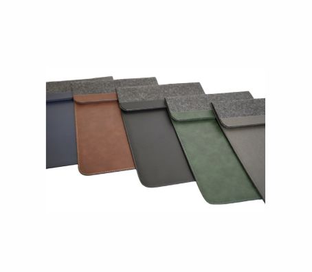 The laptop bag comes in five different colors and has a pocket for storing notes and paper._thumbnail_3