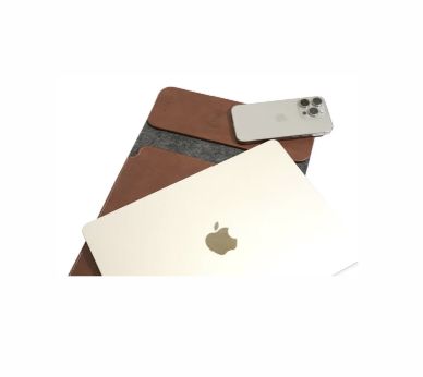 The laptop bag comes in five different colors and has a pocket for storing notes and paper._thumbnail_1